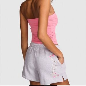 Heather Cloud Rainbow Boho VS PINK Shorts M NWT